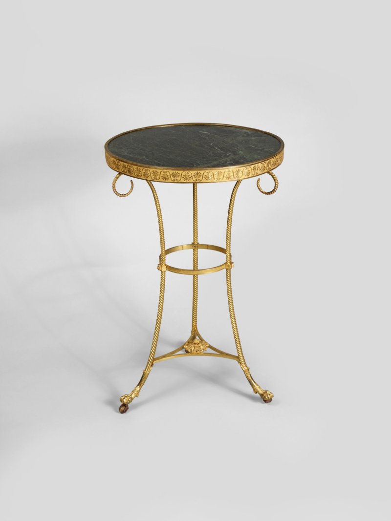 A Continental Neoclassical Gilt Bronze Guéridon, 19th Century - 图3