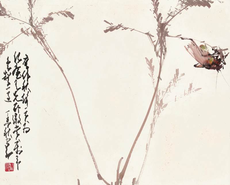 趙少昂　秋聲 | Zhao Shao'ang, Autumn Cicada