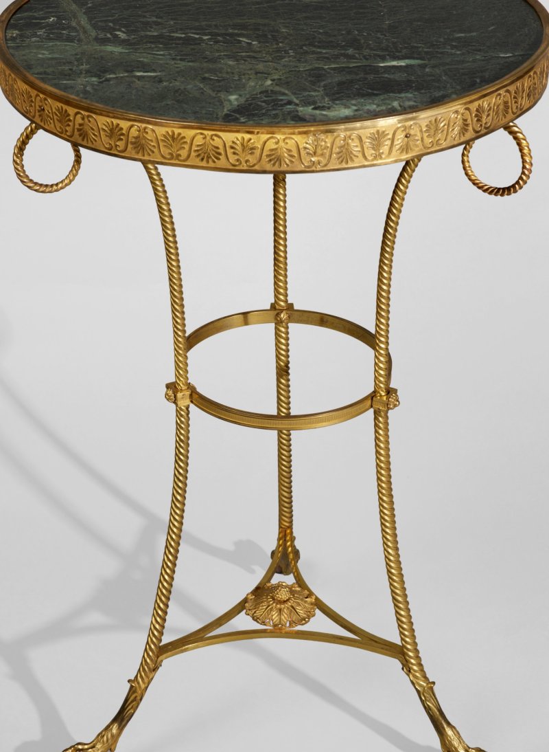 A Continental Neoclassical Gilt Bronze Guéridon, 19th Century - 图4