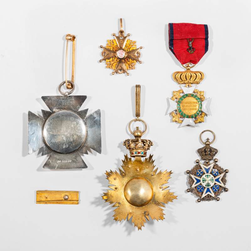 A Gold and Enamel Badge of the Order of St Stanislaus, Civil Division, Albert Keibel, St Petersburg, circa 1900 - 图2