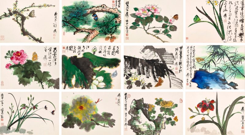 謝稚柳、陳佩秋  四時有香 - 图19
