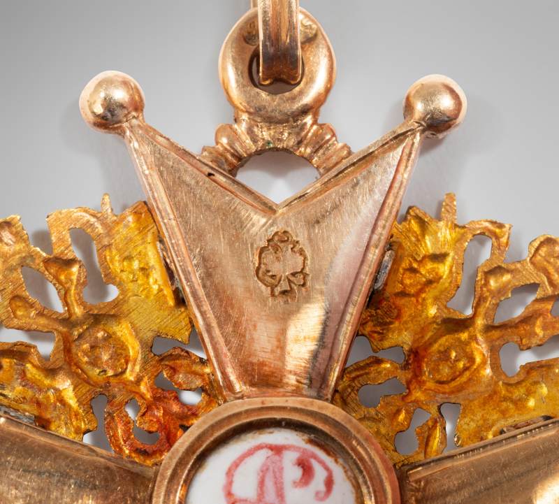 A Gold and Enamel Badge of the Order of St Stanislaus, Civil Division, Albert Keibel, St Petersburg, circa 1900 - 图4