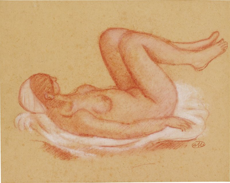 Dina étendue Aristide Maillol - 图1