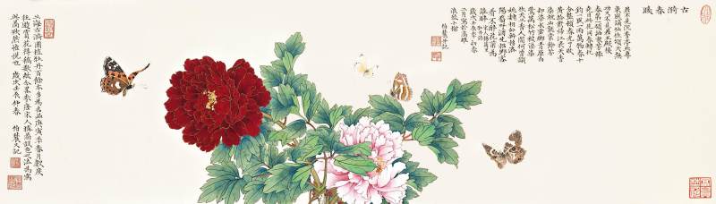 劉伯農　古漪春暖圖 | Liu Bonong, Spring Floral Blossoms