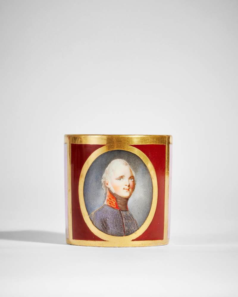 A Porcelain Cup and Saucer, Imperial Porcelain Factory, St Petersburg, First Quarter of 19th Century - 图2