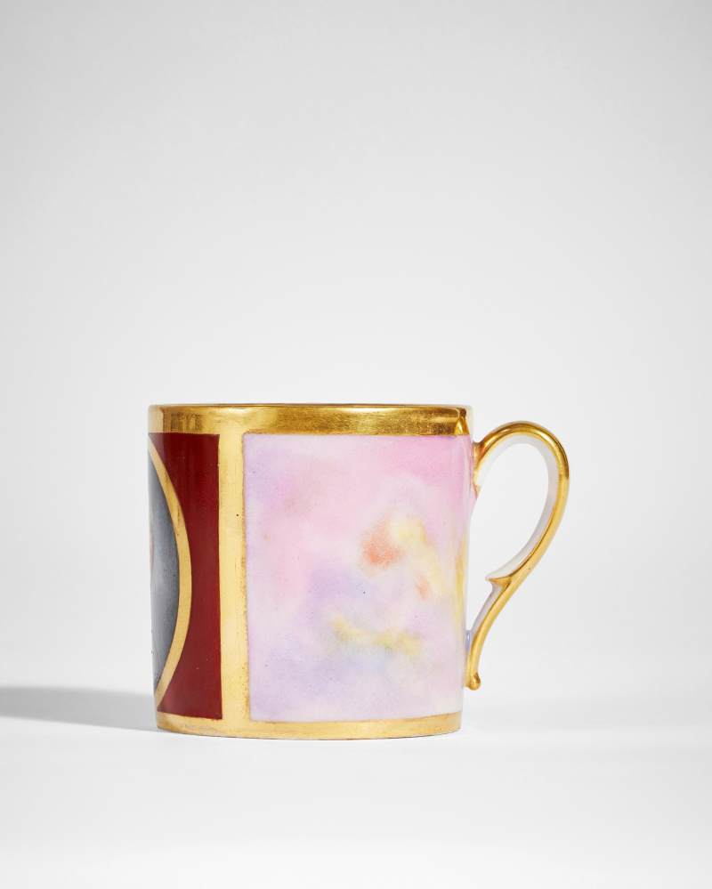 A Porcelain Cup and Saucer, Imperial Porcelain Factory, St Petersburg, First Quarter of 19th Century - 图3