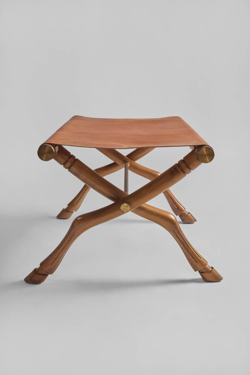 "Diphros Okladias" Folding Stool T.H. Robsjohn-Gibbings - 图3