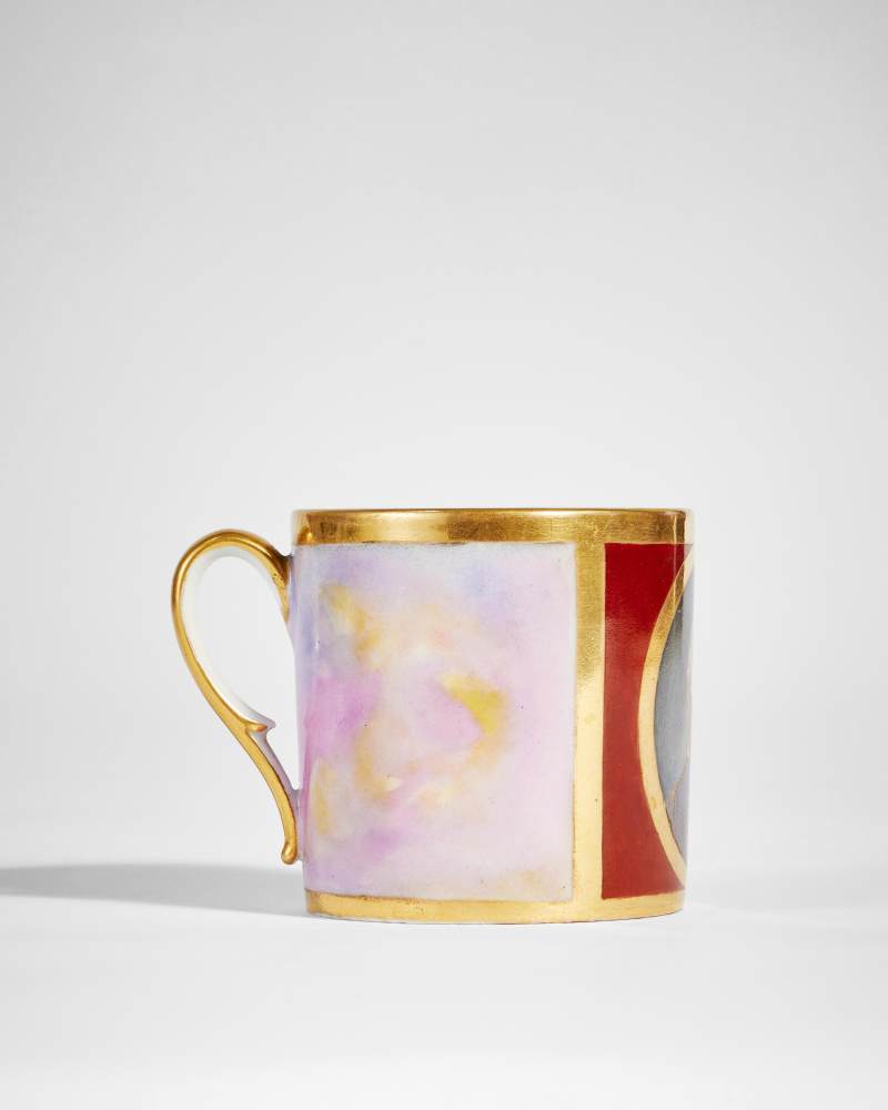 A Porcelain Cup and Saucer, Imperial Porcelain Factory, St Petersburg, First Quarter of 19th Century - 图4