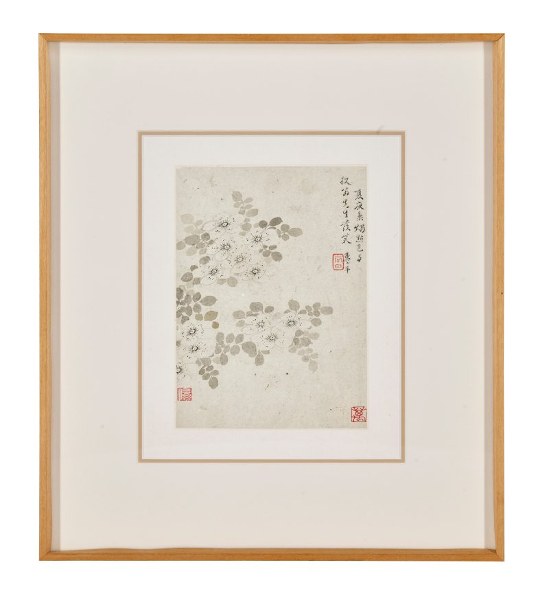 清 惲壽平（傳，1633-1690）  花開清幽 - 图2