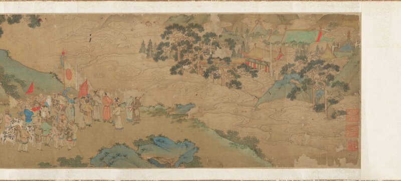 清 仇英（款，17世紀）  諸夷職供圖 - 图3