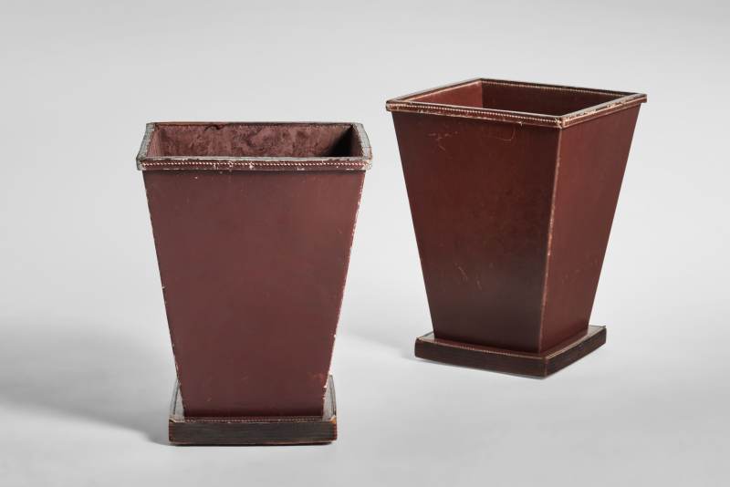 Pair of Wastepaper Baskets Paul Dupré-Lafon - 图3