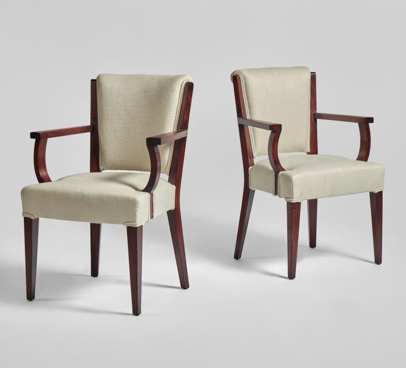 Pair of Armchairs Eugène Printz - 图1