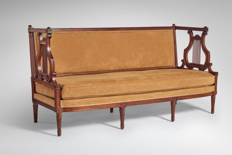 A Louis XVI Mahogany Canapé, attributed to Georges Jacob, Circa 1785