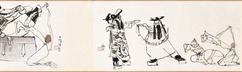 程十髮  鍾馗審稿圖 - 图5
