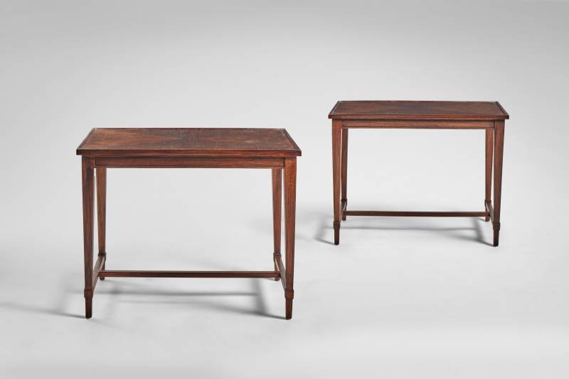 Pair of Side Tables Jean-Michel Frank - 图2