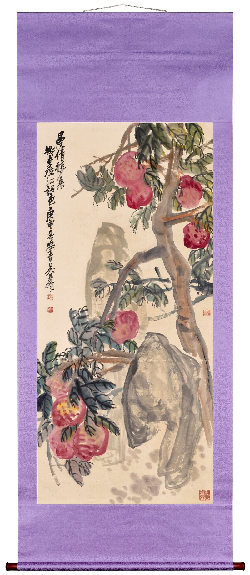 吳昌碩  曼倩移來 - 图2