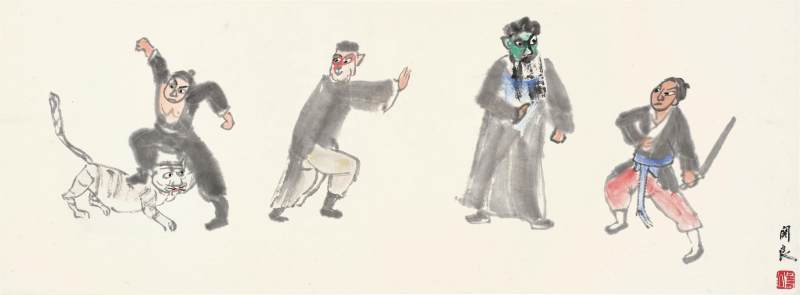 關良　武劇人物 | Guan Liang, Opera Figures