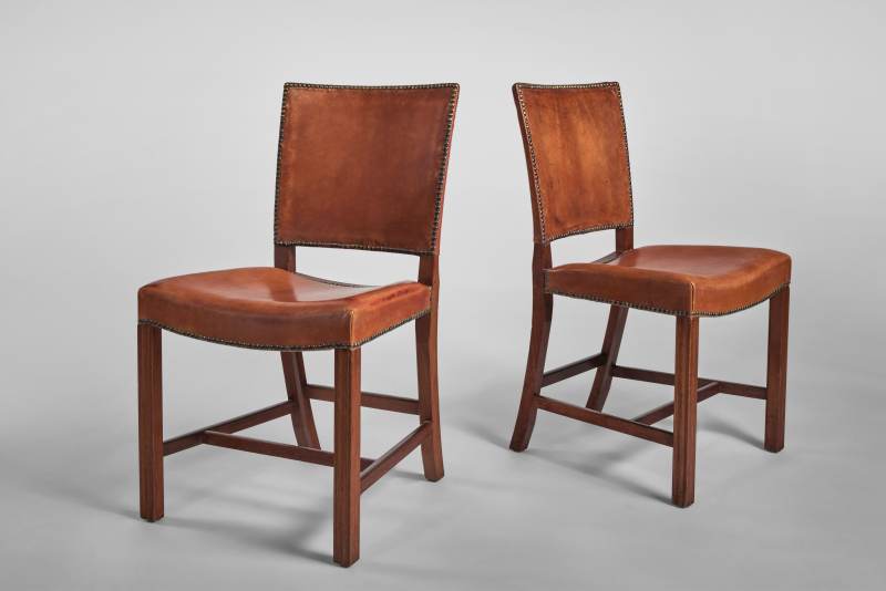 Fourteen "Red" Chairs Kaare Klint - 图2