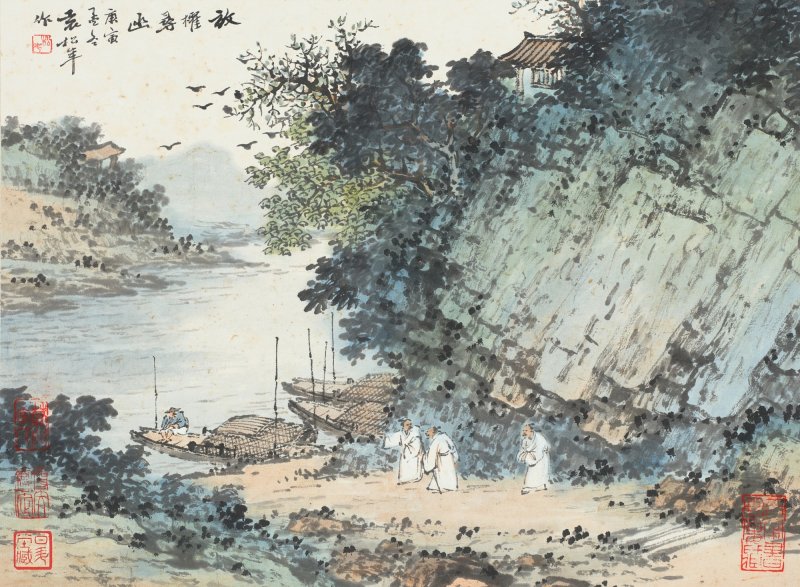 海上諸家　書畫合璧冊 | Shanghai Artists, Various Subjects - 图20