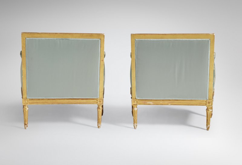 A Pair of Louis XVI Giltwood Marquises by Georges Jacob, Circa 1780 - 图4