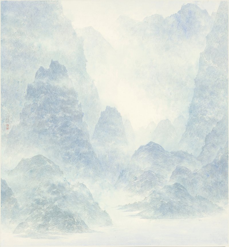 蘇崇銘  湖山清嵐 - 图1