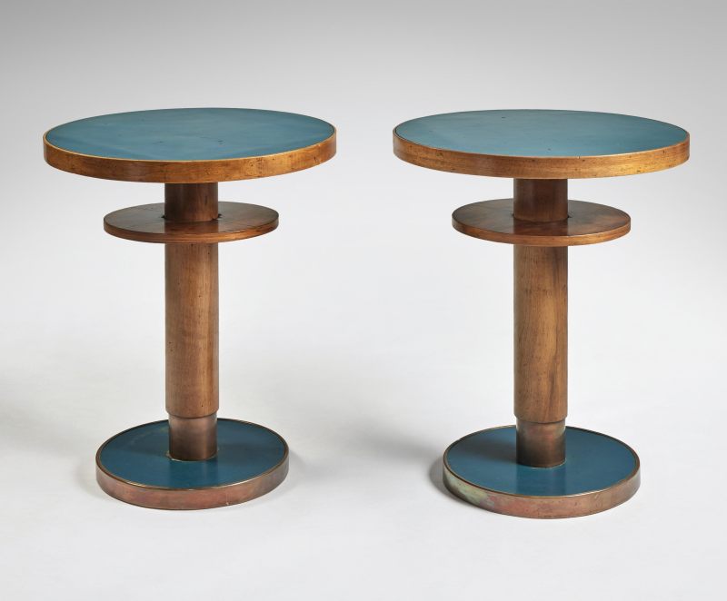 Pair of Side Tables for the Conte Biancamano Ocean Liner Gio Ponti - 图1