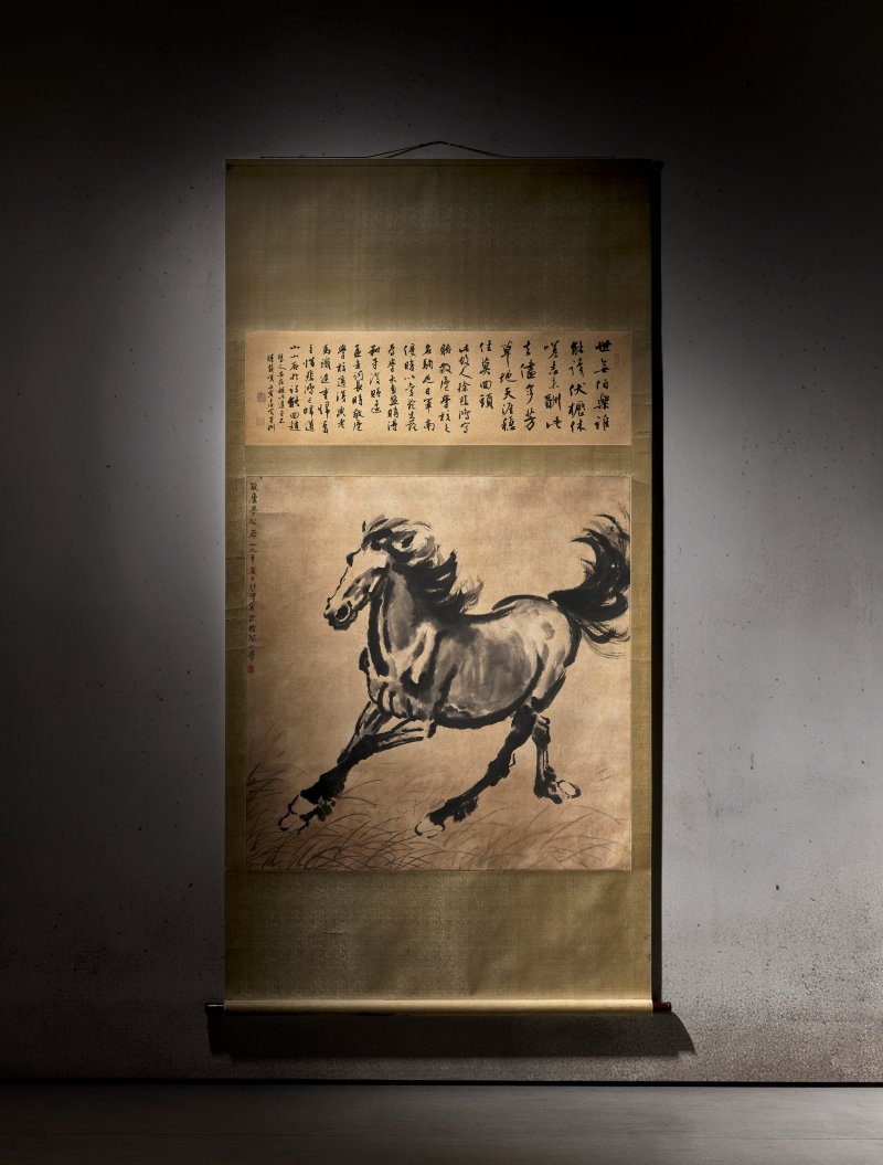 徐悲鴻  奔馬 - 图5