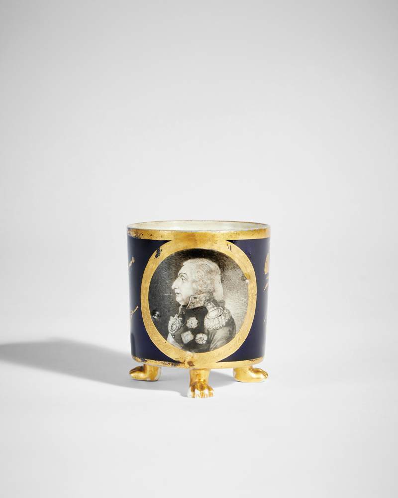 A Porcelain Cup, probably Popov Porcelain Factory, Gorbunovo, early 19th century