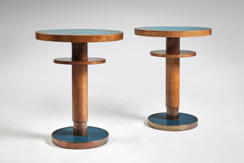 Pair of Side Tables for the Conte Biancamano Ocean Liner Gio Ponti - 图2