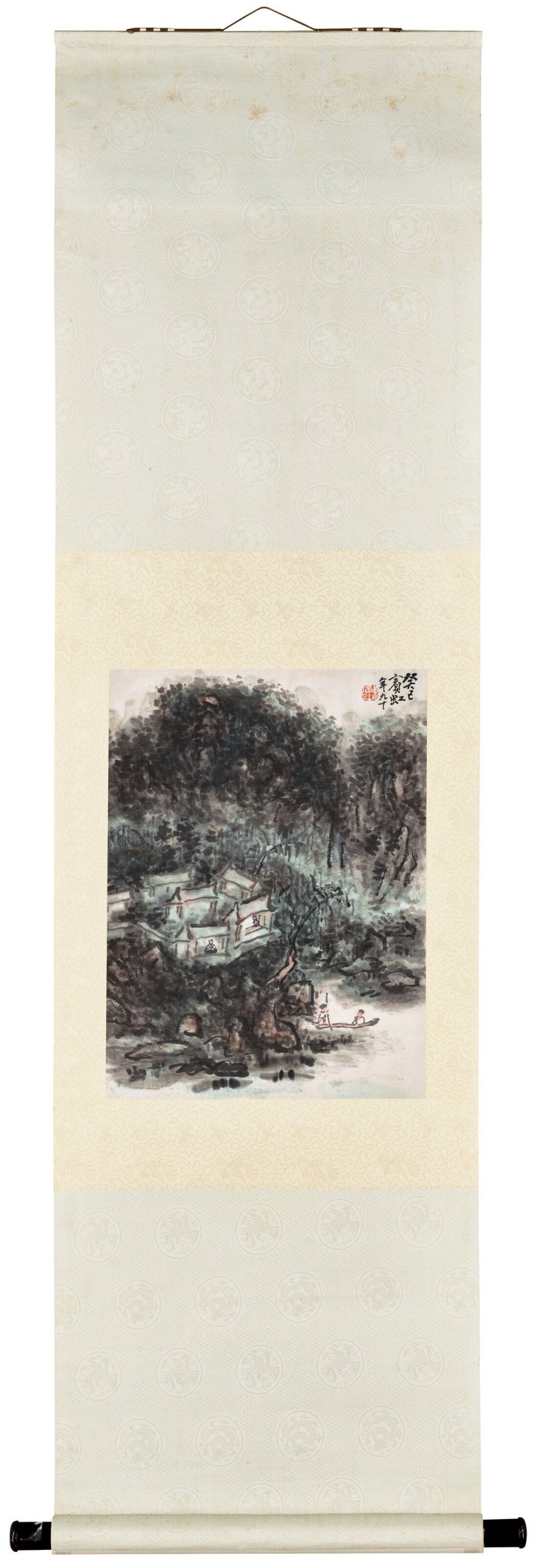 黃賓虹  山中閒居 - 图2