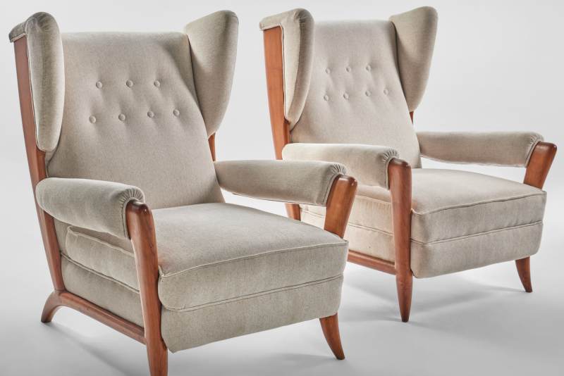 A Rare Pair of Armchairs Paolo Buffa - 图3