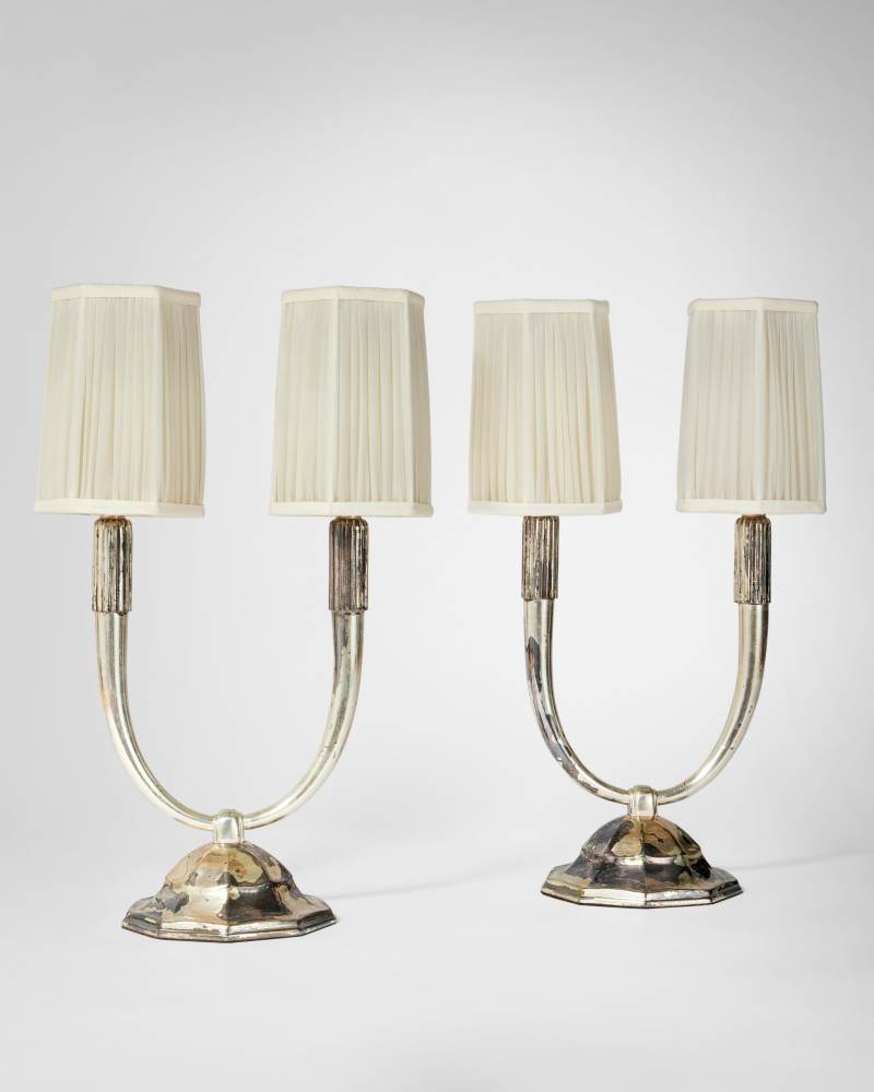 Pair of Table Lamps Émile-Jacques Ruhlmann - 图1
