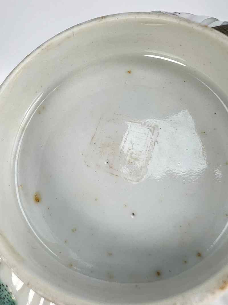 XYB042  清晚期 粉彩花鸟纹碗 - 图8