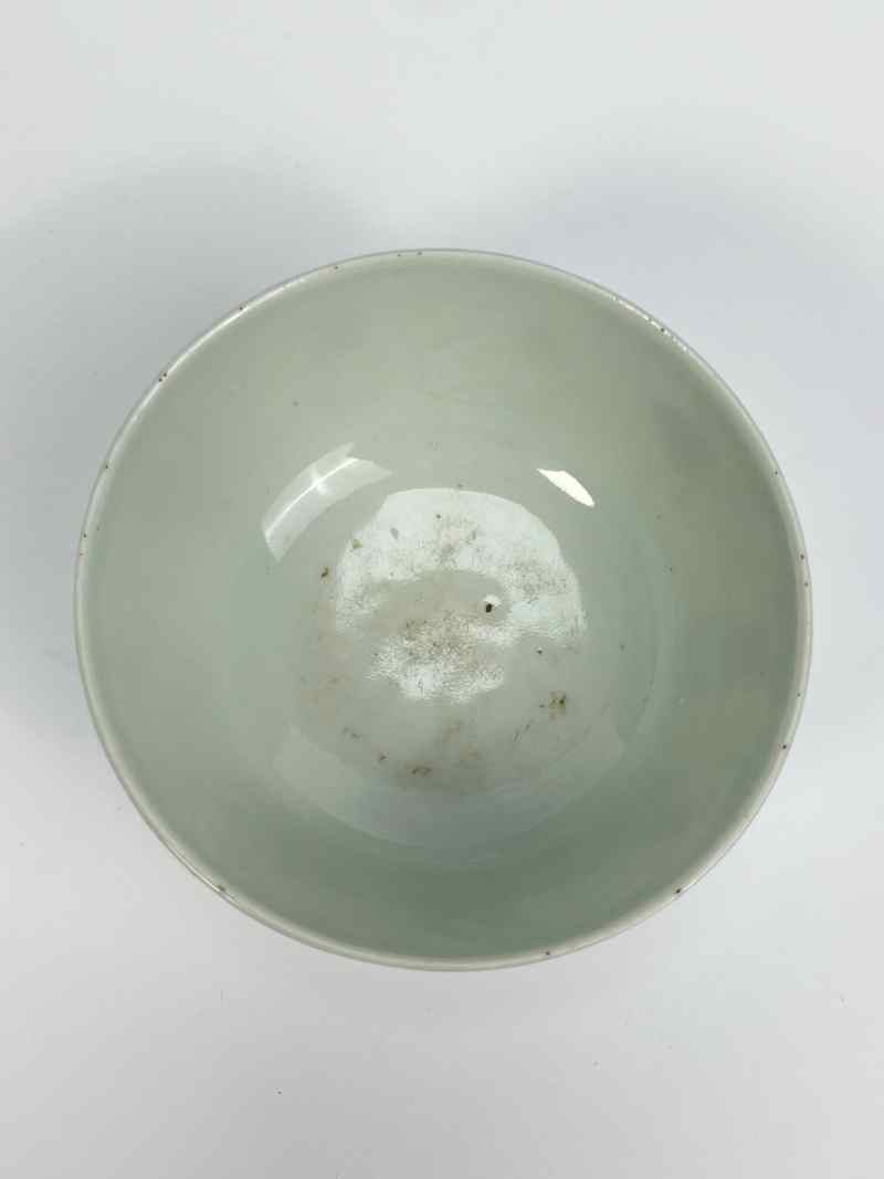 XYB045  清晚期 青花博古纹碗 - 图2
