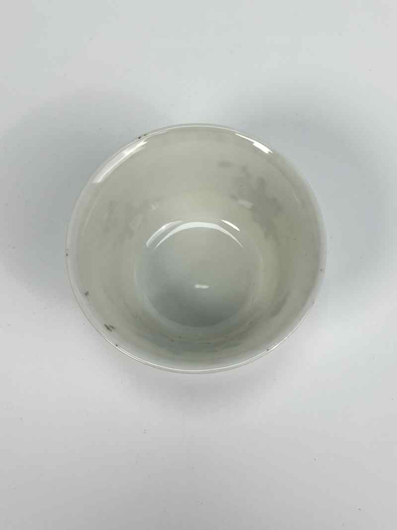 XYB033  民国 青花花卉纹杯 - 图2