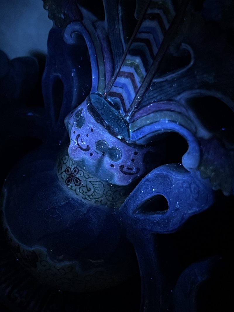 清乾隆 御制绿地洋彩描金八吉祥供器 - 图11
