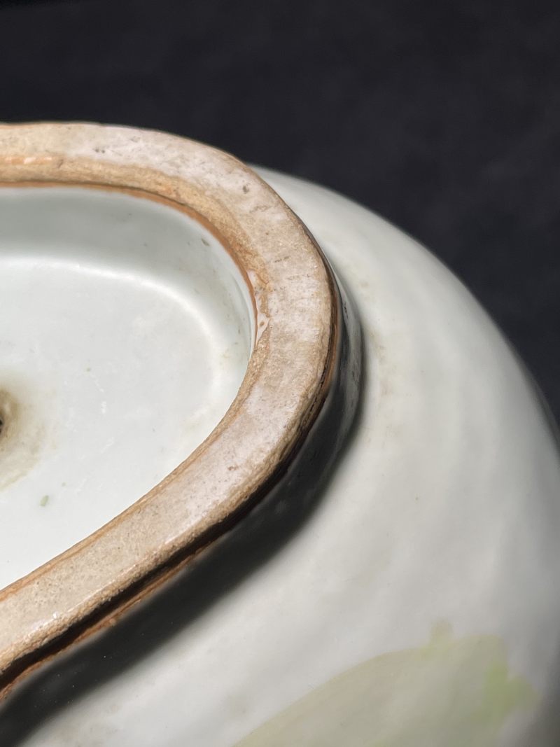 民国 粉彩人物纹花盆 - 图14