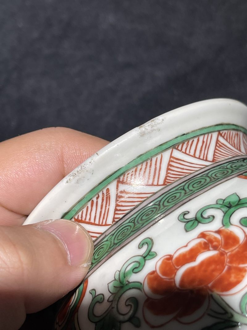 清晚期 五彩花卉纹葫芦瓶 - 图12