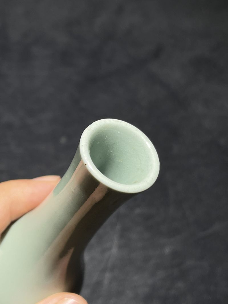 清雍正 粉青釉葫芦瓶 - 图4