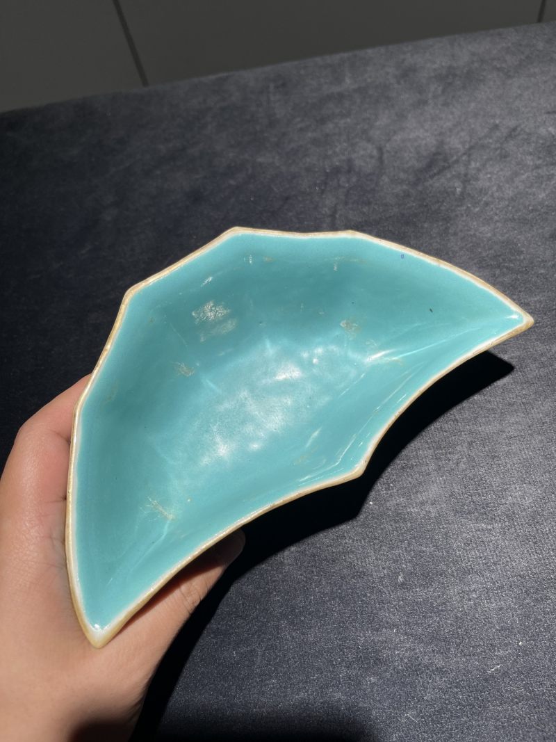 清同治 粉彩人物纹九子攒盘 - 图25