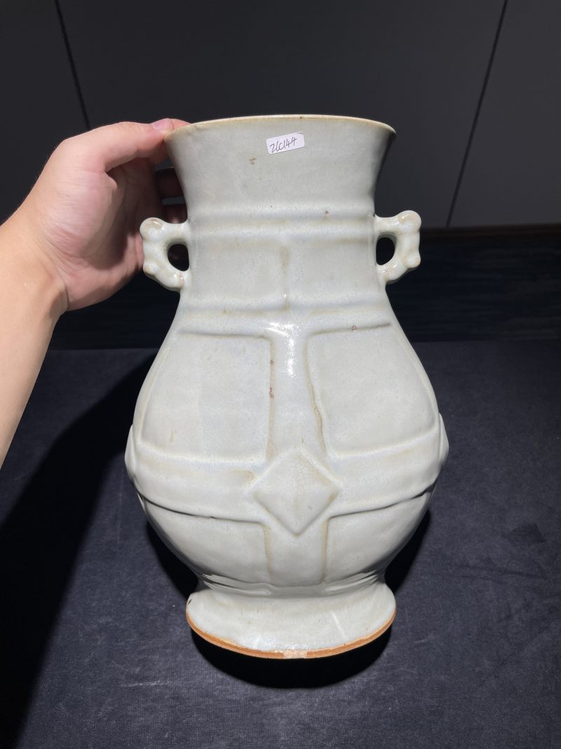 清中期 仿钧釉汉壶尊 - 图2