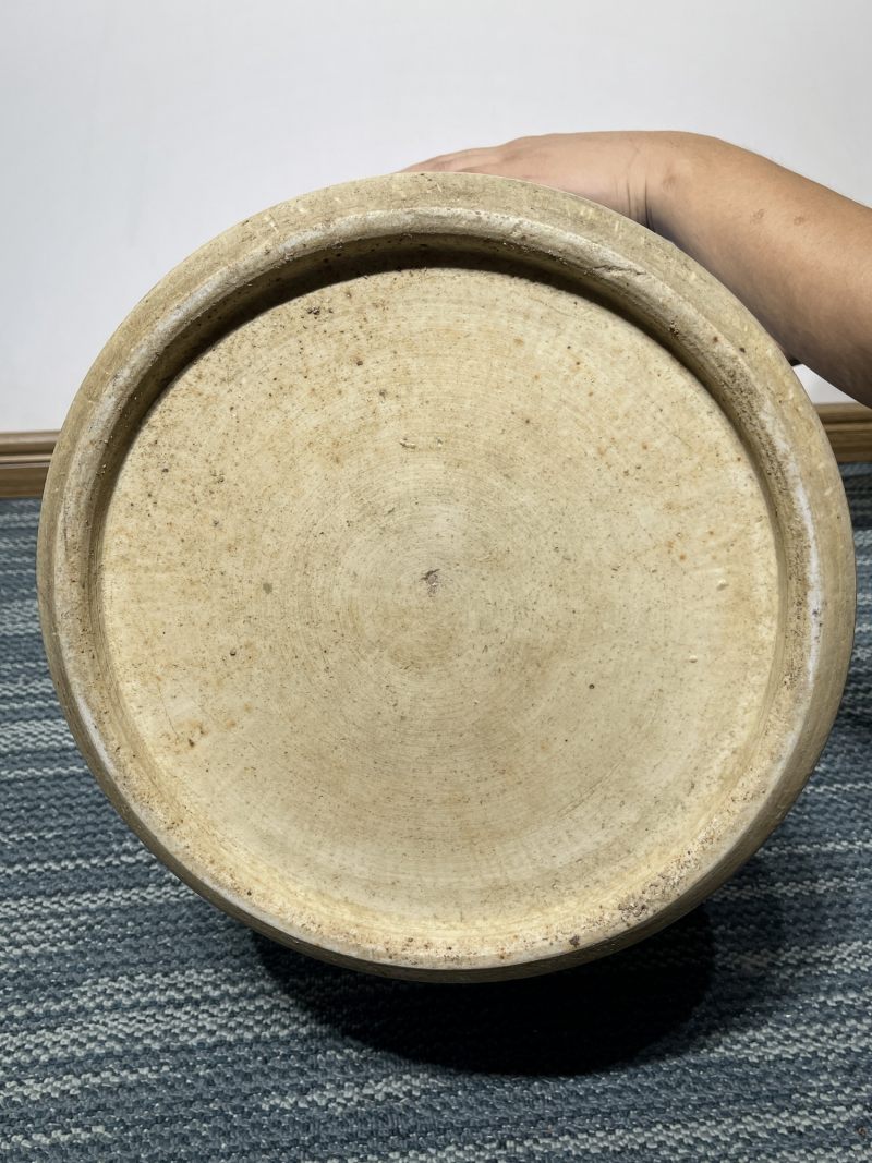 清乾隆 青花山水纹大罐 - 图12