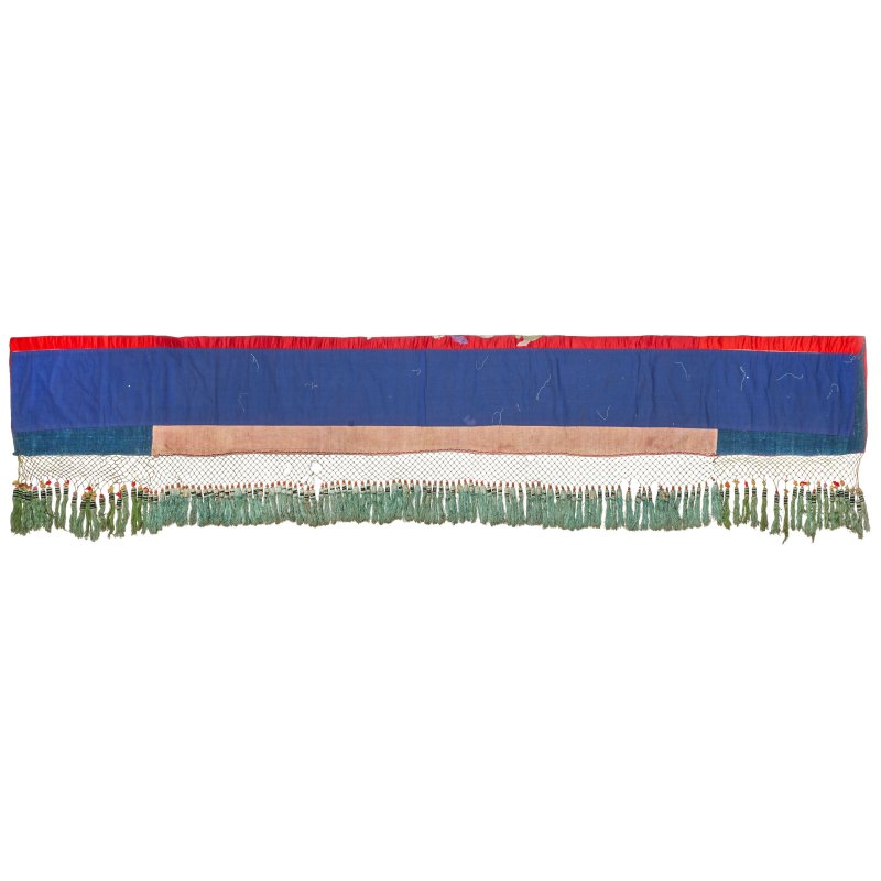 十九世紀 緞綉屏一組 | A GROUP OF EMBROIDERED PANELS AND SLEEVE BANDS - 图26