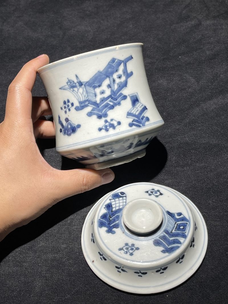 清代 青花瓷器一组14件 - 图20