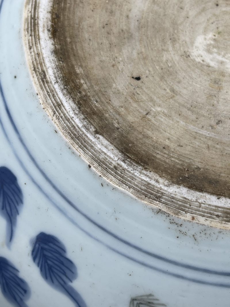 清中期 青花釉里红鱼藻纹卷缸 - 图10
