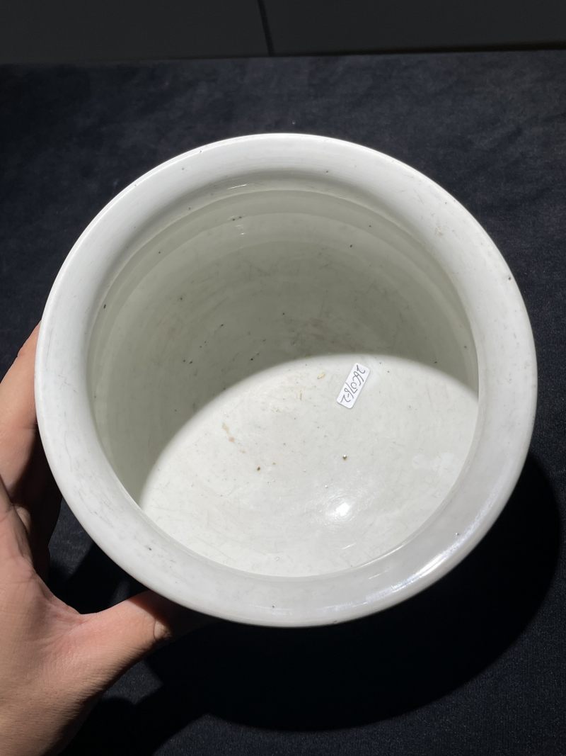 清早期 青花花卉纹香炉一组3件 - 图10
