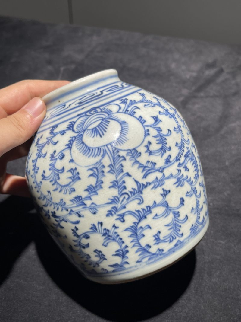 清代 青花罐一组5件 - 图26