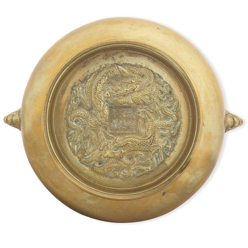 清 銅爐 | A BRONZE INCENSE BURNER - 图2