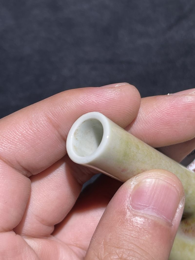 清晚期 豇豆红釉小天球瓶 - 图5