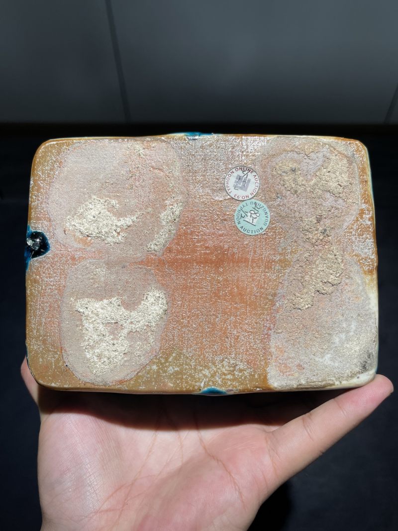 清康熙 孔雀蓝釉狮子瓷塑一对 - 图11